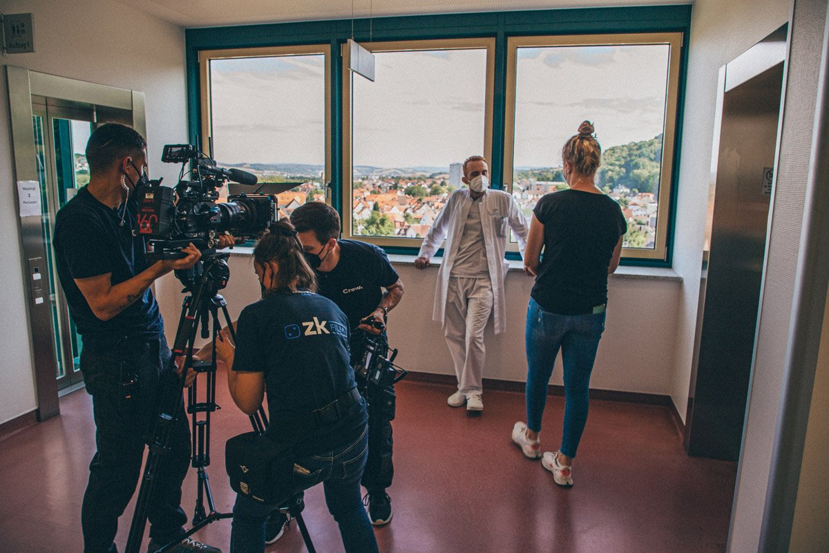 Behind the scenes: Videodreh Kreiskrankenhaus Rotenburg